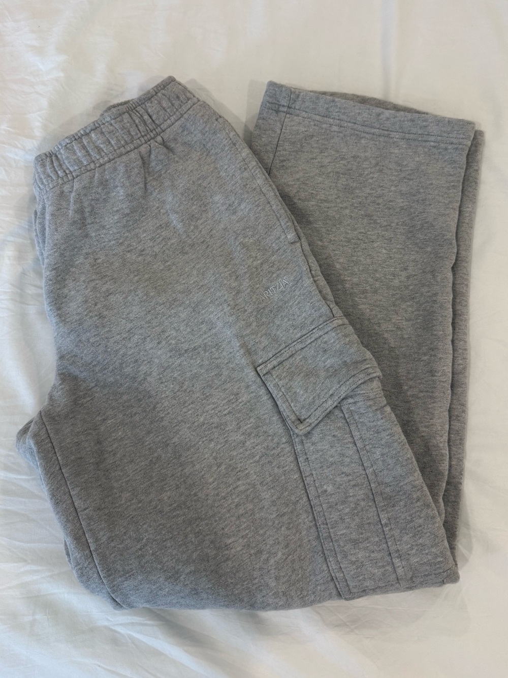 Aritzia Gray Cargo Sweatpants